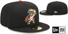 Giants MILB MARVEL DEFENDERS Black Fitted Hat by New Era - 2nd View