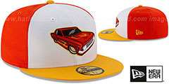 Grizzlies COPA White-Orange-Gold Fitted Hat by New Era - 2nd View