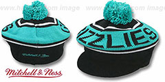 Grizzlies RERUN KNIT BEANIE by Mitchell and Ness - 2nd View