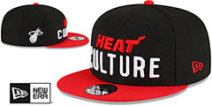 Heat 23-24 CITY-EDITION SNAPBACK Hat by New Era - 2nd View