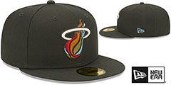 Heat COLOR PACK MULTI Charcoal Fitted Hat by New Era - 2nd View