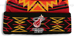 Heat GEOTECH Knit Beanie by Mitchell and Ness - 2nd View