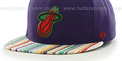 Heat HWC BODHI Purple Fitted Hat by 47 Brand - 2nd View