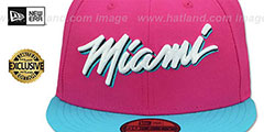 Heat MIAMI VICE Beetroot-Blue Fitted Hat by New Era - 2nd View