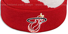 Heat PAINTBRUSH BEANIE by Mitchell and Ness - 2nd View