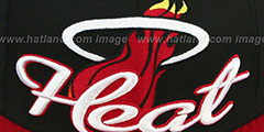 Heat SCRIPT-PUNCH Black-Red Fitted Hat by New Era - 2nd View