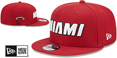 Heat STATEMENT SNAPBACK Dark Red Hat by New Era - 2nd View