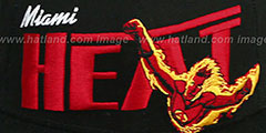 Heat TEAM-HERO SNAPBACK Black Hat by New Era - 2nd View