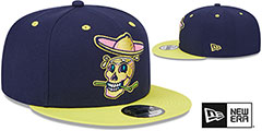 Hillcats COPA SNAPBACK Navy-Yellow Hat by New Era - 2nd View