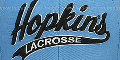 Hopkins SWOOP LACROSSE Sky Fitted Hat by Zephyr - 2nd View