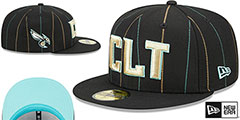 Hornets 22-23 CITY-EDITION Fitted Hat by New Era - 2nd View