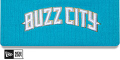 Hornets 23-24 CITY-EDITION Knit Beanie Hat by New Era - 2nd View