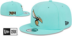 Hornets 24-25 ALTERNATE CITY-EDITION SNAPBACK Hat by New Era - 2nd View