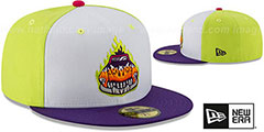 Hot Rods COPA White-Lemon-Purple Fitted Hat by New Era - 2nd View