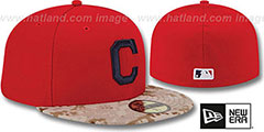 Indians 2015 STARS N STRIPES Fitted Hat by New Era - 2nd View