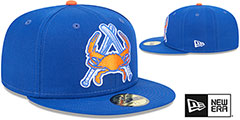 IronBirds THEME NIGHT Royal Fitted Hat by New Era - 2nd View