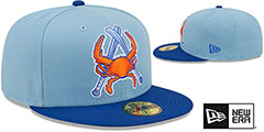 IronBirds THEME NIGHT Sky-Royal Fitted Hat by New Era - 2nd View