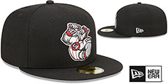 IronPigs MILB MARVEL DEFENDERS Black Fitted Hat by New Era - 2nd View