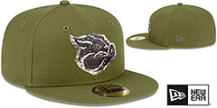 IronPigs THEME NIGHT Olive Fitted Hat by New Era - 2nd View