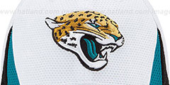 Jaguars 2013 NFL TRAINING FLEX White Hat by New Era - 2nd View