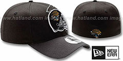 Jaguars NFL BLACK-CLASSIC FLEX Hat by New Era - 2nd View