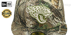 Jaguars NFL TEAM-BASIC Realtree Camo Fitted Hat by New Era - 2nd View