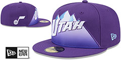 Jazz 24-25 ALTERNATE CITY-EDITION Fitted Hat by New Era - 2nd View