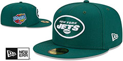 Jets 1999 PRO BOWL SIDE-PATCH Green Fitted Hat by New Era - 2nd View