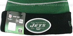 Jets THANKSGIVING DAY Knit Beanie Hat by New Era - 2nd View