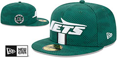 Jets 2024 NFL SIDELINE Green Fitted Hat by New Era - 2nd View