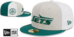 Jets HISTORIC SIDELINE PINWHEEL Fitted Hat by New Era - 2nd View