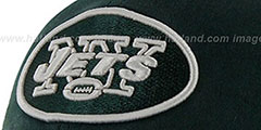 Jets NFL FRANCHISE Green Hat by 47 Brand - 2nd View