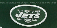 Jets NFL JERSEY-BASIC Green-White Fitted Hat by New Era - 2nd View