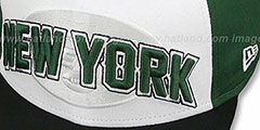 Jets NFL ONFIELD DRAFT SNAPBACK Hat by New Era - 2nd View