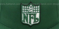 Jets NFL-SHIELD Green Fitted Hat by Reebok - 2nd View