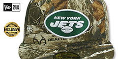 Jets NFL TEAM-BASIC Realtree Camo Fitted Hat by New Era - 2nd View