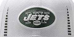 Jets NFL TRAINING FLEX White Hat by New Era - 2nd View