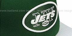 Jets SAID SNAPBACK Green-White Hat by New Era - 2nd View