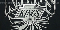 Kings EARTHQUAKE Black T-Shirt by Mitchell and Ness - 2nd View