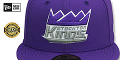 Kings NBA G-LEAGUE Purple Fitted Hat by New Era - 2nd View