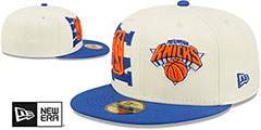 Knicks 2022 NBA DOUBLE WHAMMY DRAFT Fitted Hat by New Era - 2nd View