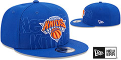 Knicks 2023 NBA DRAFT SNAPBACK Royal Hat by New Era - 2nd View