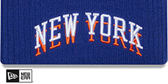 Knicks 23-24 CITY-EDITION Knit Beanie Hat by New Era - 2nd View