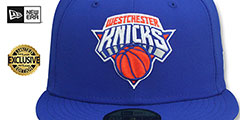 Knicks NBA G-LEAGUE Royal Fitted Hat by New Era - 2nd View