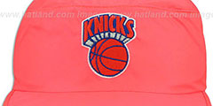 Knicks NEON PAINTER Orange Hat by Mitchell and Ness - 2nd View