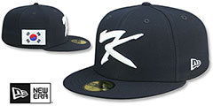 Korea 2023 WBC GAME Navy Hat by New Era - 2nd View