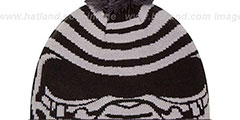 Kylo Ren GALLACTIC BIGGIE Black-Grey Knit Beanie Hat by New Era - 2nd View