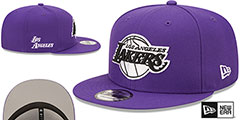 Lakers 22-23 ALTERNATE CITY-EDITION SNAPBACK Hat by New Era - 2nd View