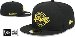 Lakers 24-25 ALTERNATE CITY-EDITION Fitted Hat by New Era - 2nd View