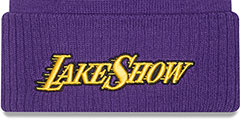 Lakers 24-25 CITY-EDITION Knit Beanie Hat by New Era - 2nd View